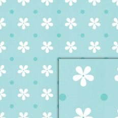 flowers dots pattern