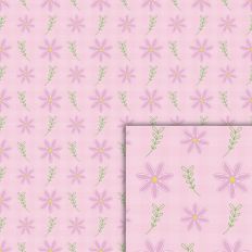 flowers pink pattern