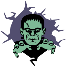 frankenstein breaking the wall