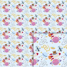 galaxy rocket pattern