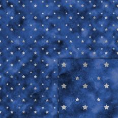 galaxy stars foil style pattern