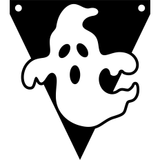 ghost halloween banner