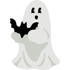 ghost with bat