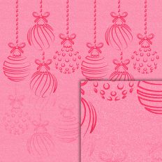 glitter pink ornaments pattern