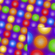 glow balls pattern