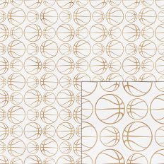 gold basketball pattern