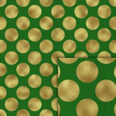 gold circle foil style pattern