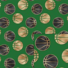 green basketball pattern