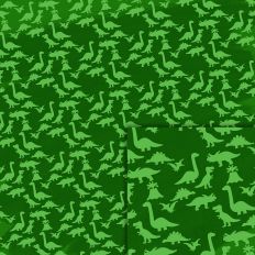 green dinosaurs pattern