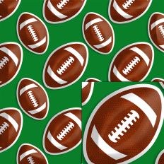 green football pattern