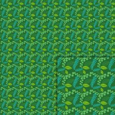 green leaves pattern