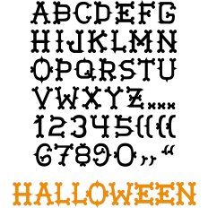 halloween alphabet
