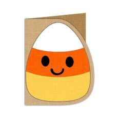 halloween candy corn card