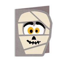 halloween mummy card