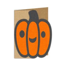 halloween pumpkin card