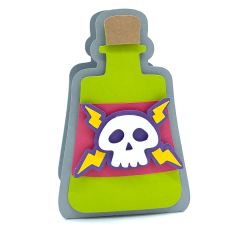 halloween skull potion box
