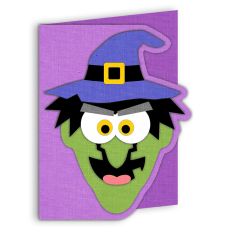 halloween witch card