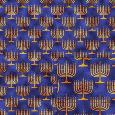 hanukkah gold foil style pattern