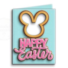 happy easter bunny card