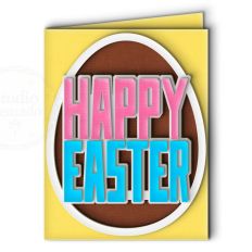 happy easter egg card