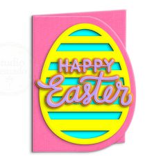 happy easter egg card