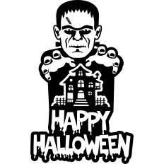 happy halloween frankenstein