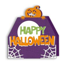 happy halloween pumpkin card