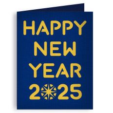 happy new year 2025 card