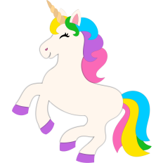 happy unicorn