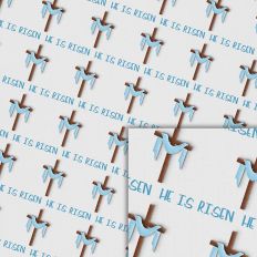 he is risen foil style pattern