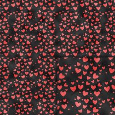 hearts foil style pattern