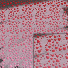 hearts pattern