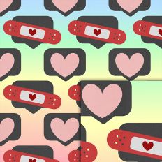 hearts pattern