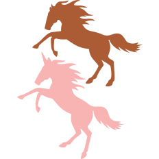 horse and unicorn