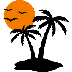 island silhouette