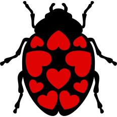 ladybug hearts