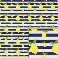 lemon stripes pattern