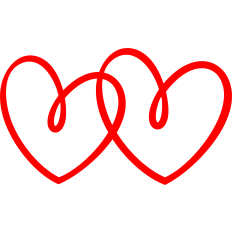 line hearts