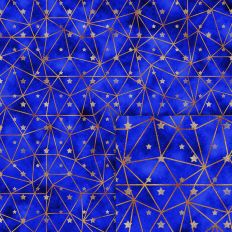 lines blue stars foil style pattern