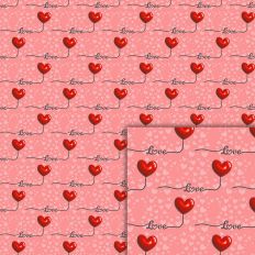 love balloon pattern