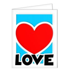 love heart card