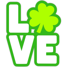 love shamrock phrase