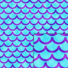 mermaid scales foil style pattern