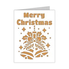 merry christmas bells card