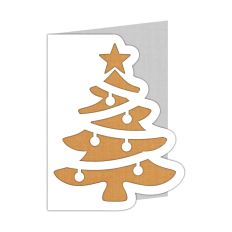 merry christmas tree card