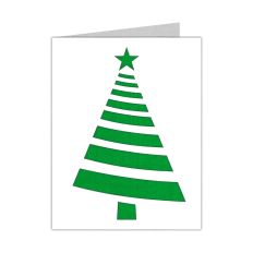 merry christmas tree card