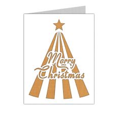 merry christmas tree card