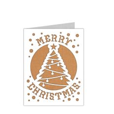 merry christmas tree card