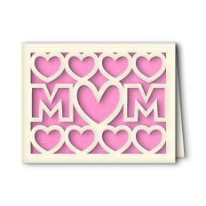 mom hearts card