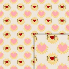 mom sunflowers pattern